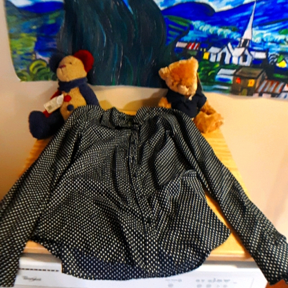 Ralph Lauren Button Up Polka Dot Shirt